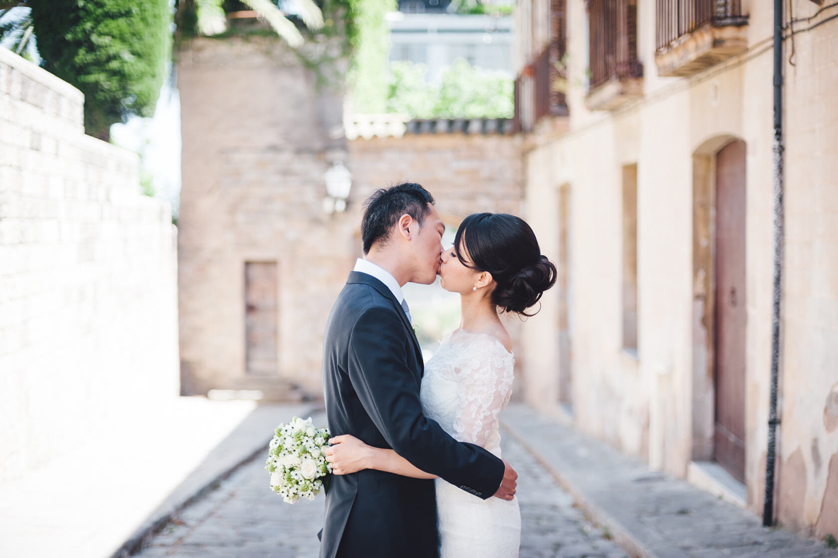 Pedralbes destination wedding Barcelona