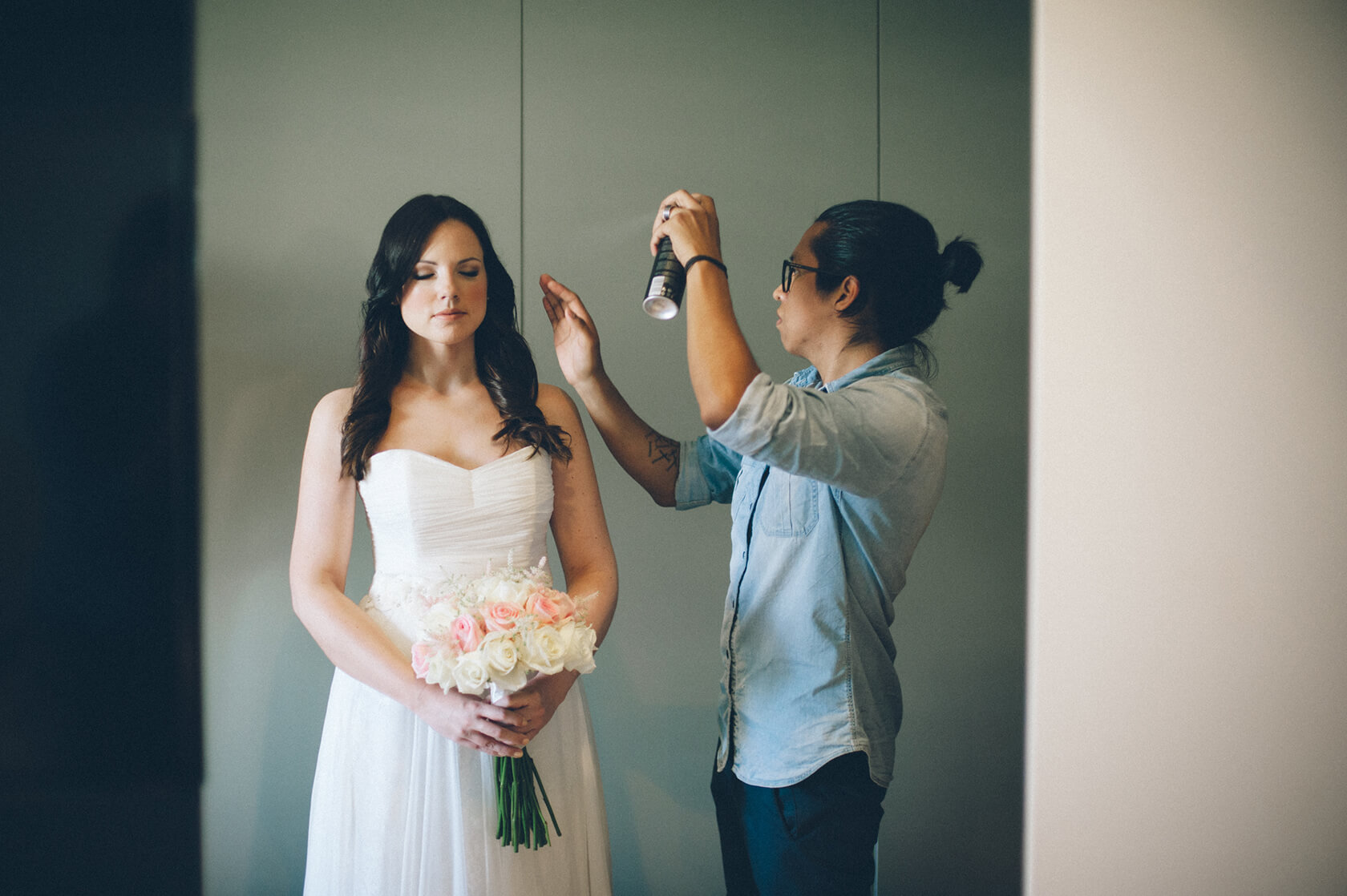 Bride at Mandarin Oriental Barcelona Hotel
