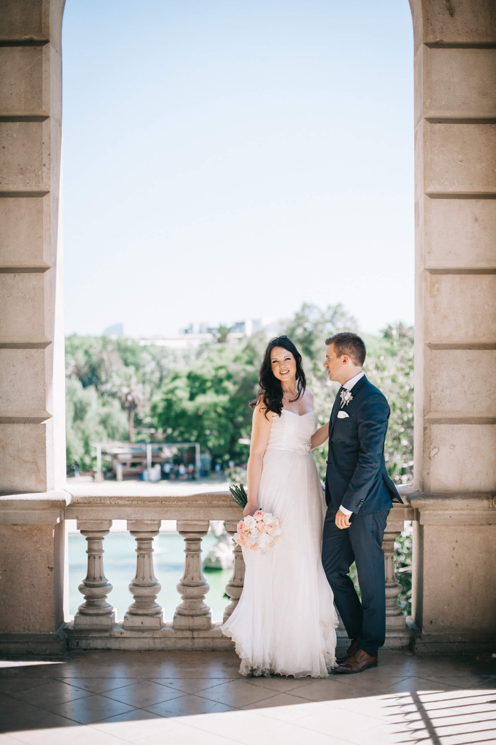 Wedding photo session Ciutadella park Barcelona