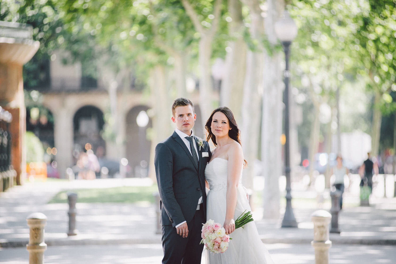 Wedding photo session Ciutadella park Barcelona