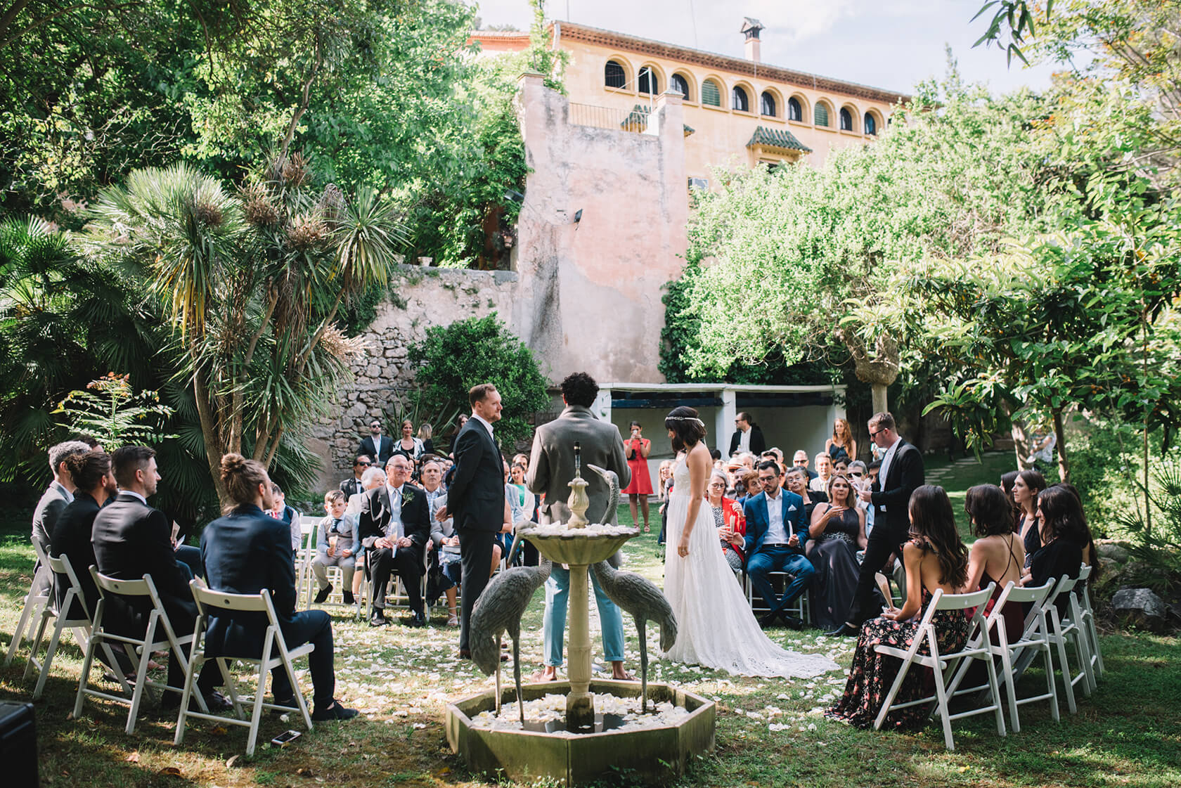 destination wedding in villa catalina Sitges