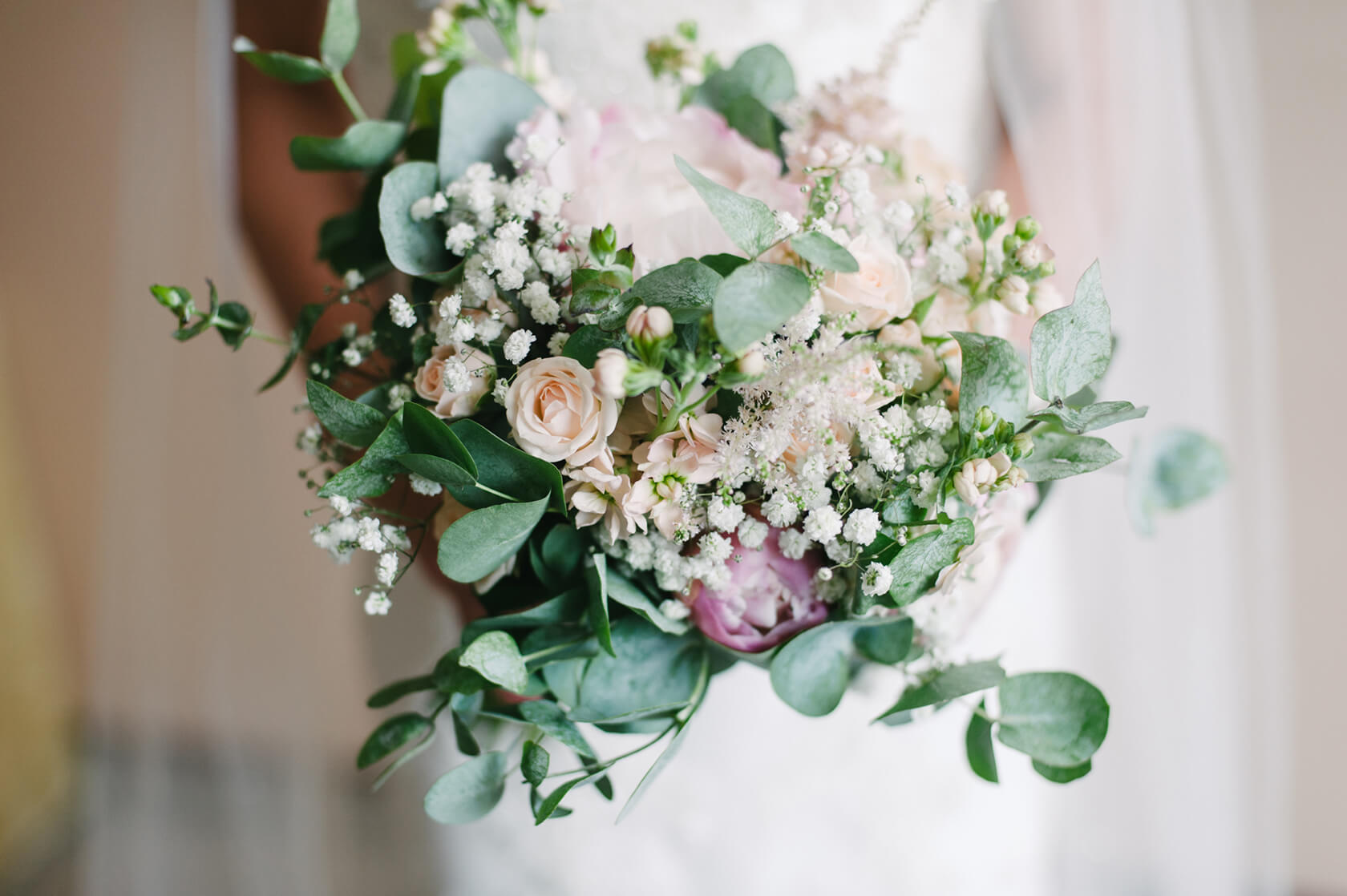 Wedding flower bouquet in Barcelona