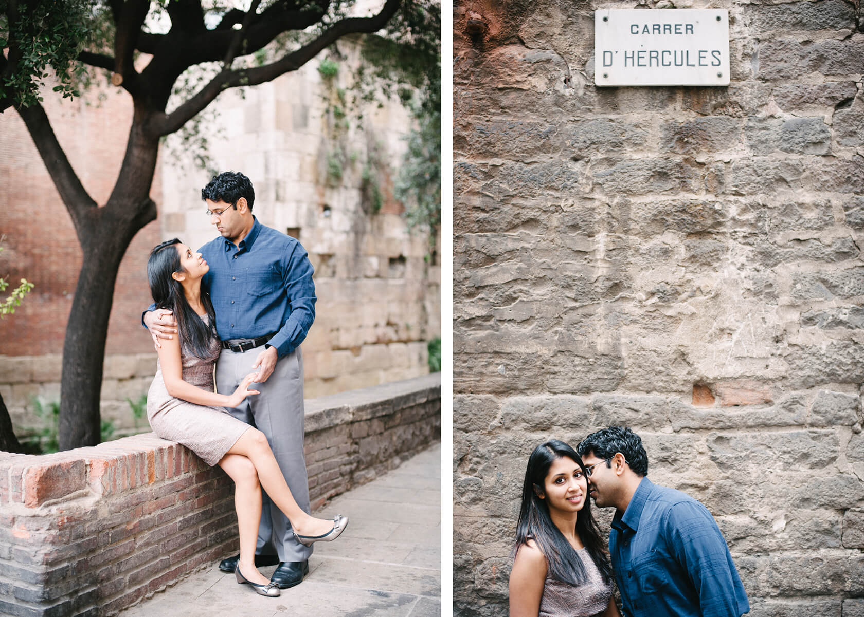 Engagement photo-shoot in Barcelona