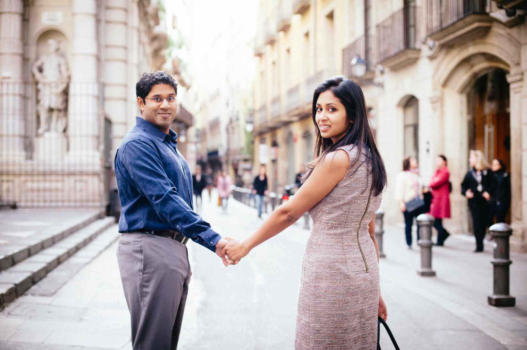 Engagement photo-shoot in Barcelona