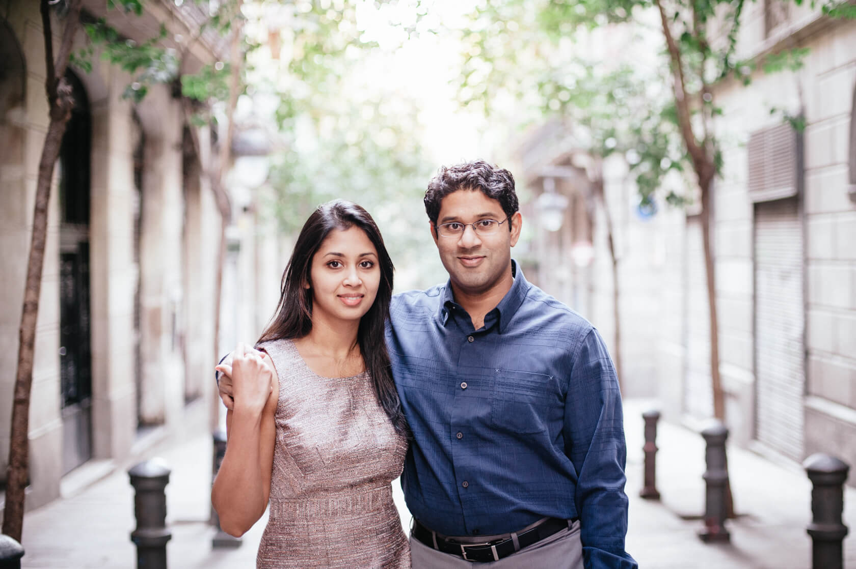 Engagement photo-shoot in Barcelona