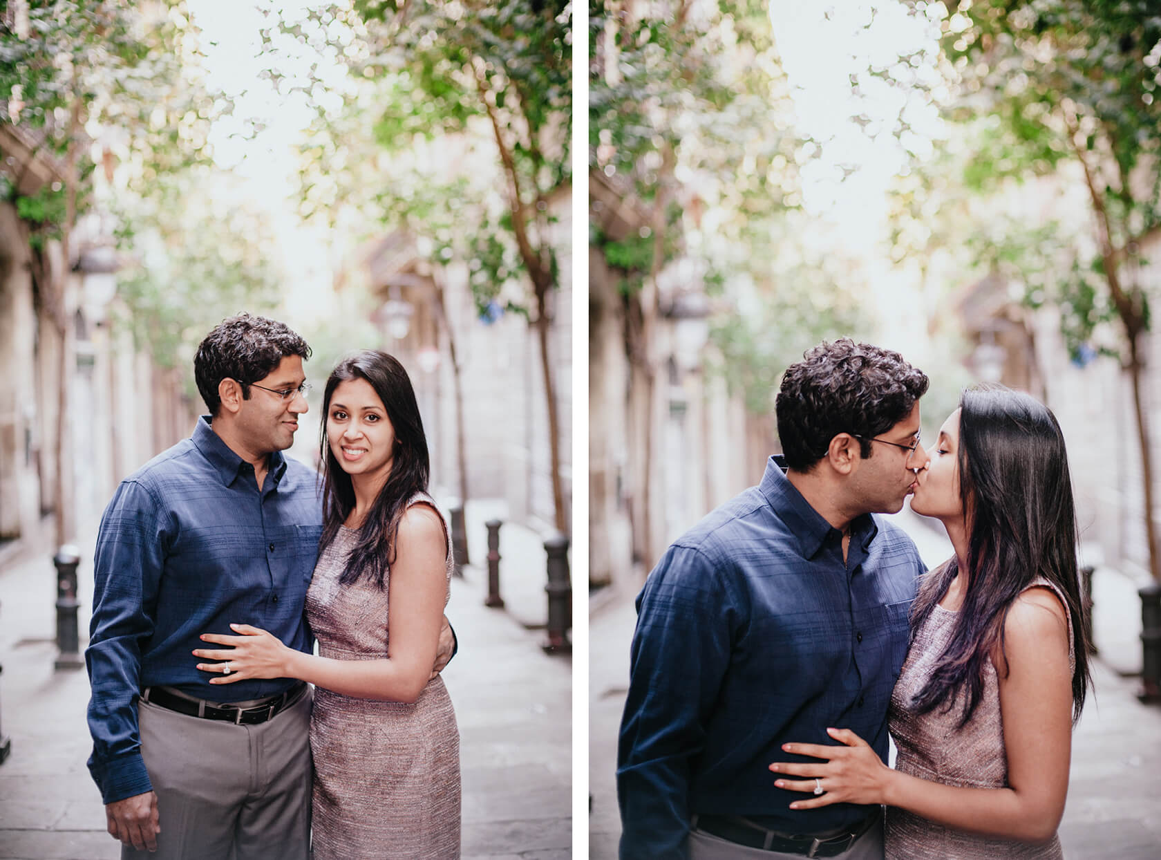 Engagement photo-shoot in Barcelona