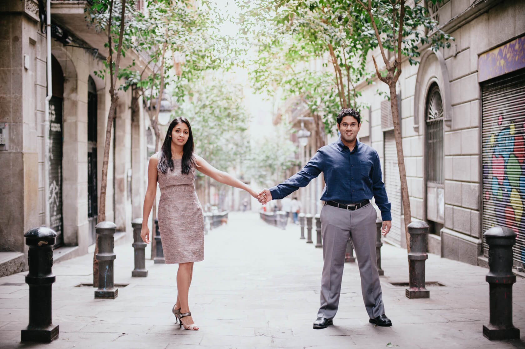 Engagement photo-shoot in Barcelona